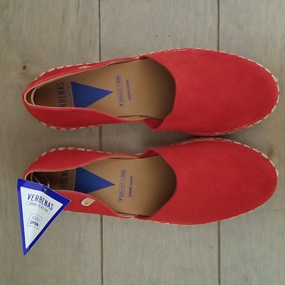 Verbenas Carmen Serraje Fuego Espadrille